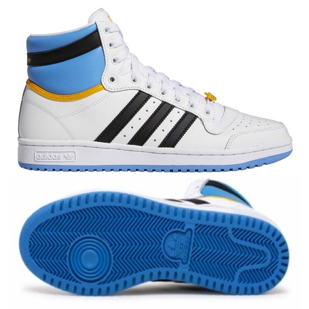 2022 Adidas Originals Top Ten Hi Leather (FZ5887)Multicolor Sneakers mens size